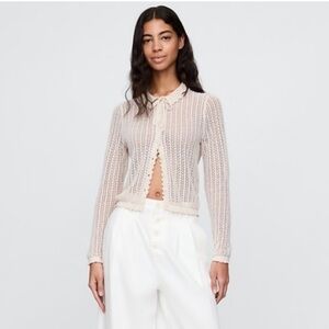 DOEN X GAP Pointelle Knit Cardigan – Sold Out & Never Worn